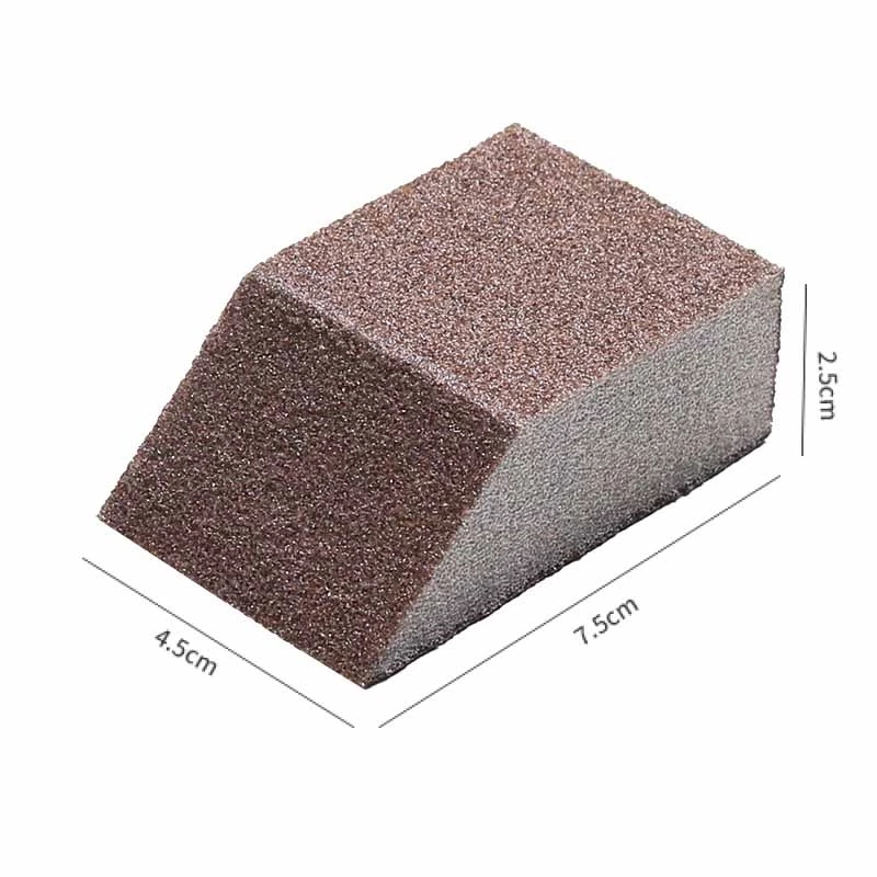 Esponja de esmeril trapezoidal, esponja mágica para lavar platos de cocina, cepillo eliminador de óxido, borrador, accesorios de cocina