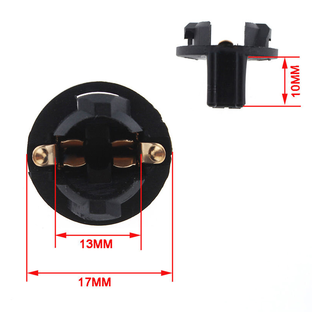 8pcs T10 W5w 174 Pc194 Instrument Dashboard Panel Twi-st Lock Plug Licht Sockets