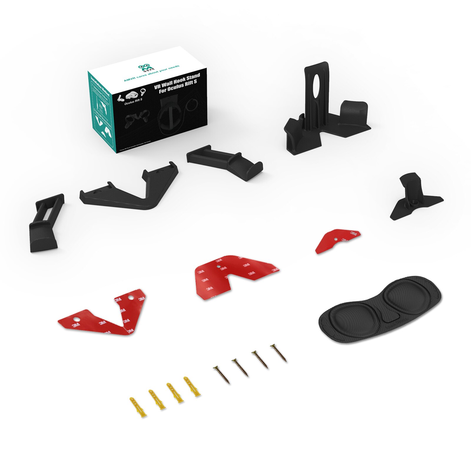 VR Controller Wall Mount Hook Stand for Oculus Rift S VR Headset Touch Controllers Cable Bracket Stand Holder Accessories