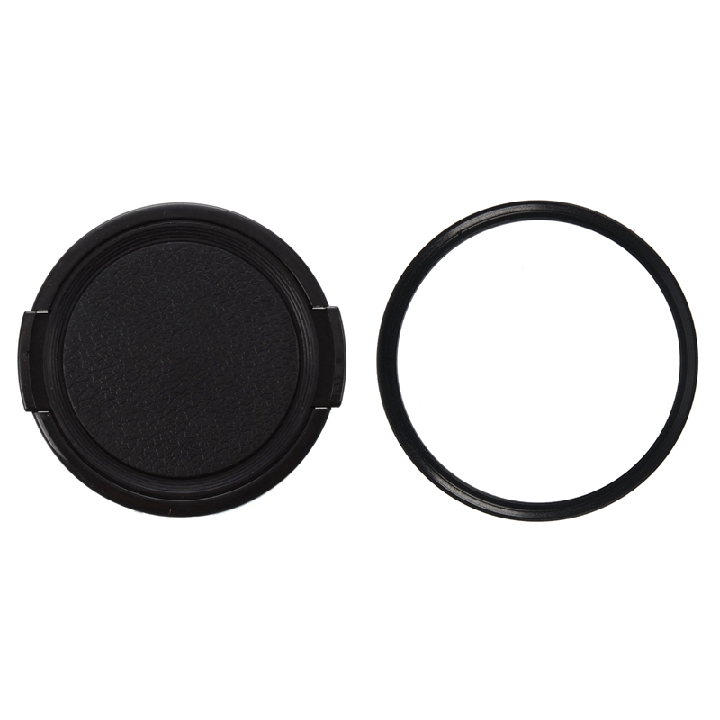 1Pcs Camera Plastic Side Pinch Clip Op Front Lensdop Beschermhoes Zwart 49Mm &amp; 1Pcs 48mm Tot 49Mm Camera Filter Lens 48Mm-49: Default Title