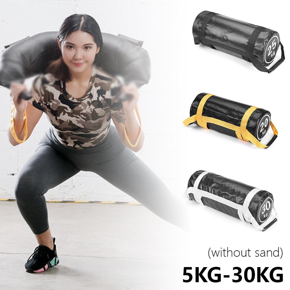 Fitness Sandbag 5-30kg Weight Lifting Sandbag Unfilled Exercise Sandbag for Body Building Gym Sports Muscle Strength Training