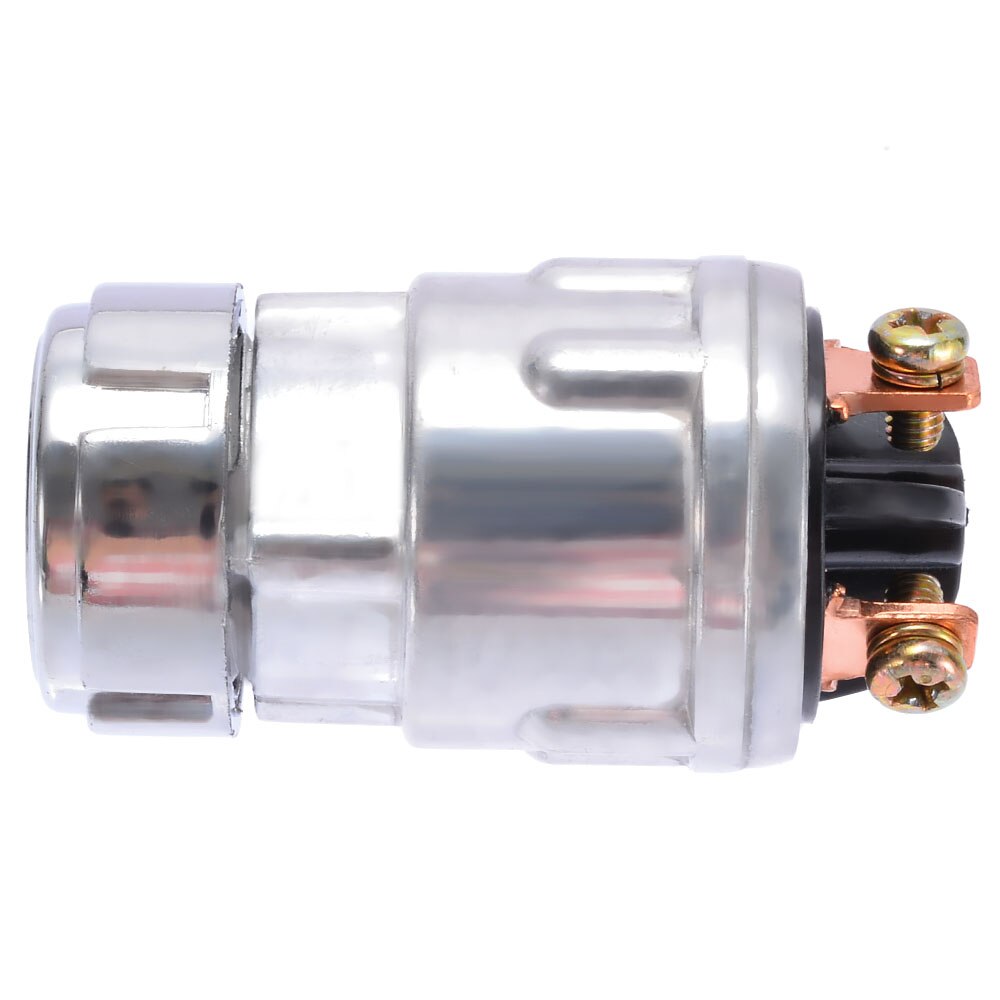 Mayitr 3 Position Car Tractor Ignition Switch Lock Cylinder Durable Auto Ignition Switch with 2 Keys