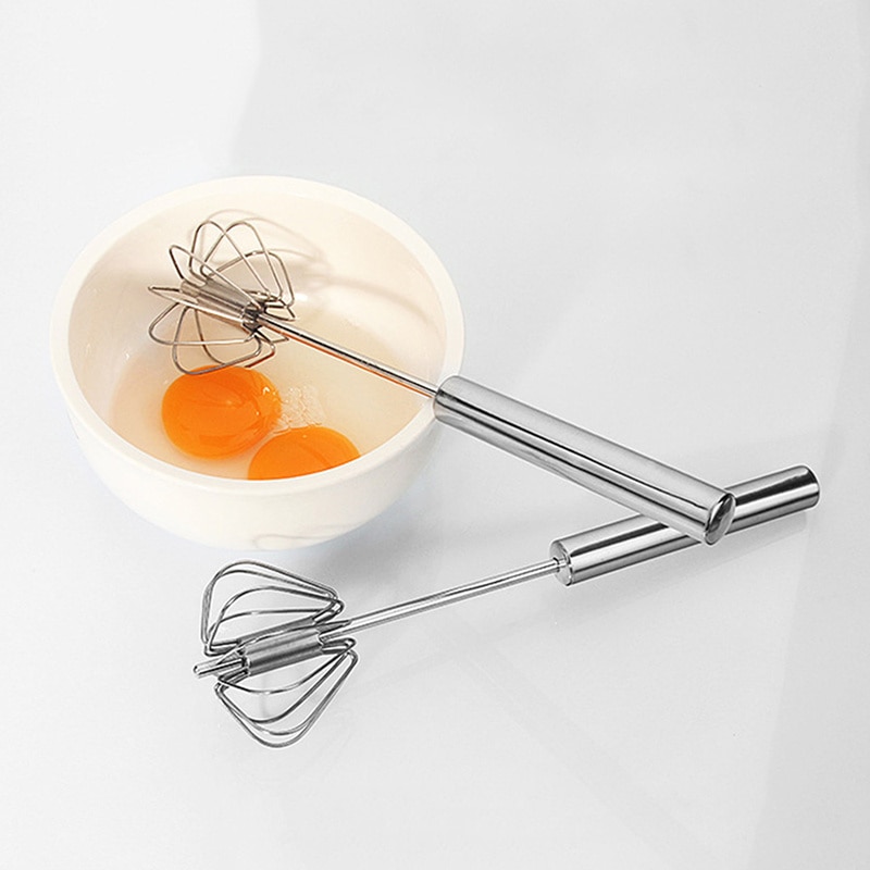 Batidor de leche con Mini Mango, mezclador de presión de la mano, batidor de huevos semiautomático, Espumador, agitador, herramienta de cocina práctica