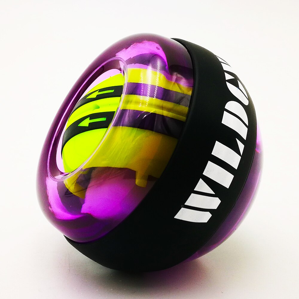 power wrist ball gyroscope resbo power force ball power gyro ball gyro exerciser powerball gyroscopic wrist exerciser: Purple
