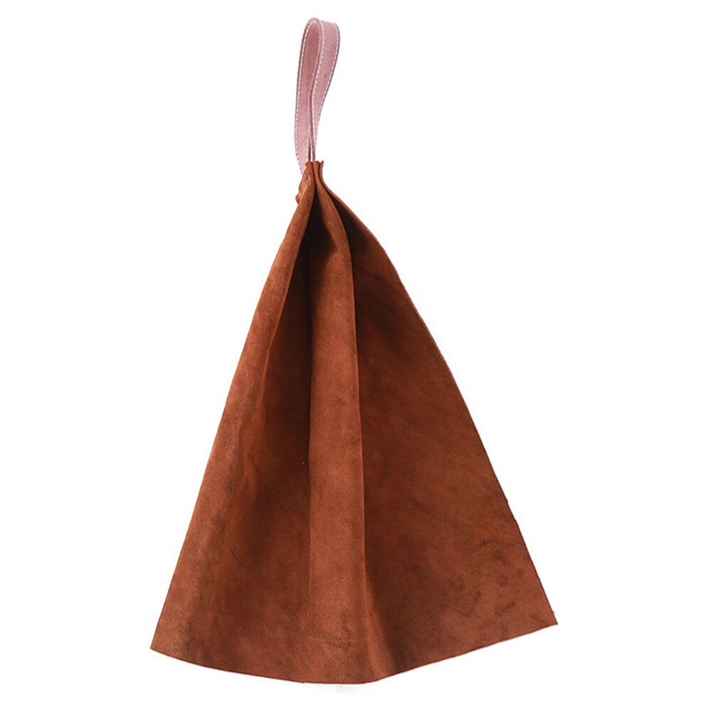 Leather Puppy Dog Bite Rag Tug Toys with Handle for Puppy Police Dog Training Bite FHJ889