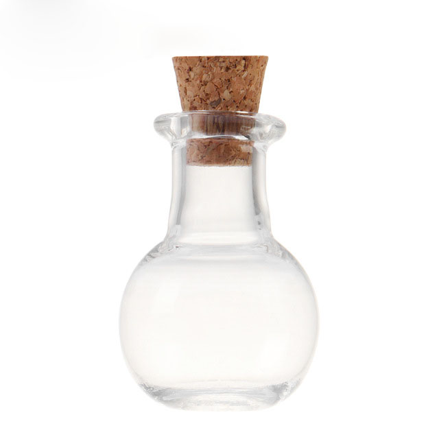 Mini frasco de vidro transparente, 50 peças amostra vazia garrafa dos desejos frascos de armazenamento vazio diy pingentes rolha decoração de casa rolha: Style 08