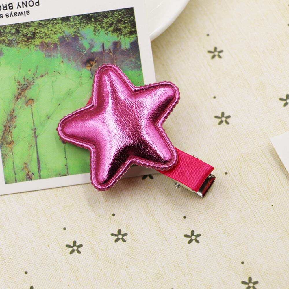 Leuke Pailletten Pentagram Haar Clips Baby Hoofdband Pasgeboren Meisje Haarspeld Kind Haar Accessoires Baby Haar Accessoires Шапка Детская