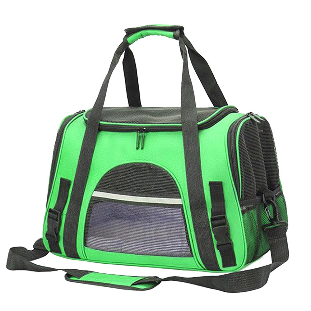 Pet Bag Bags Travel Cat Carrier Puppy Dog Mesh Multicolor Profession Products Outdoor Adjustable Nylon Box Activities Backpack: green