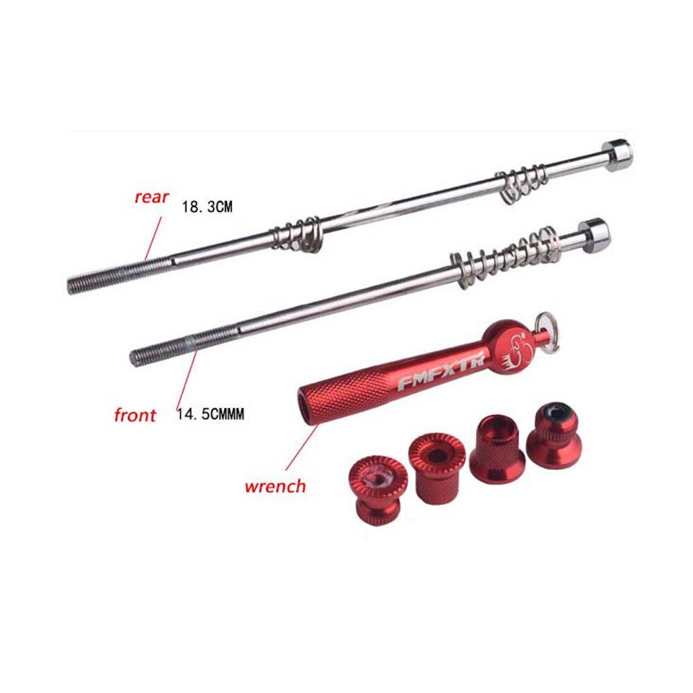 Road Bike Wheel MTB Quick Release Skewers Locking Security Anti Theft Skewer Set Wheel Hub Skewers
