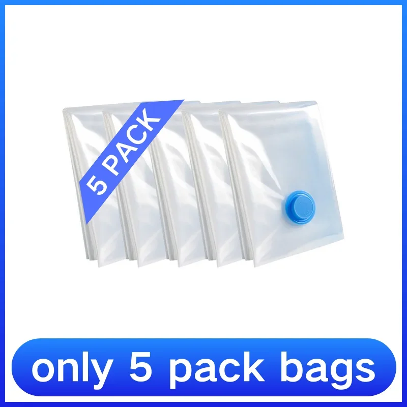 Vacuum Storage Bags Wardrobe Organizer Vacuum Seal Bag Space Saving Bags for Clothes Pillow Bedding Blanket Packaging Storager: L / Yellow