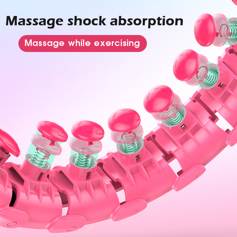 Slimme fitness sportring, verstelbare auto-spin, dunne taille, buikmassage, gewichtsverliesringen, thuistraining  xa63y