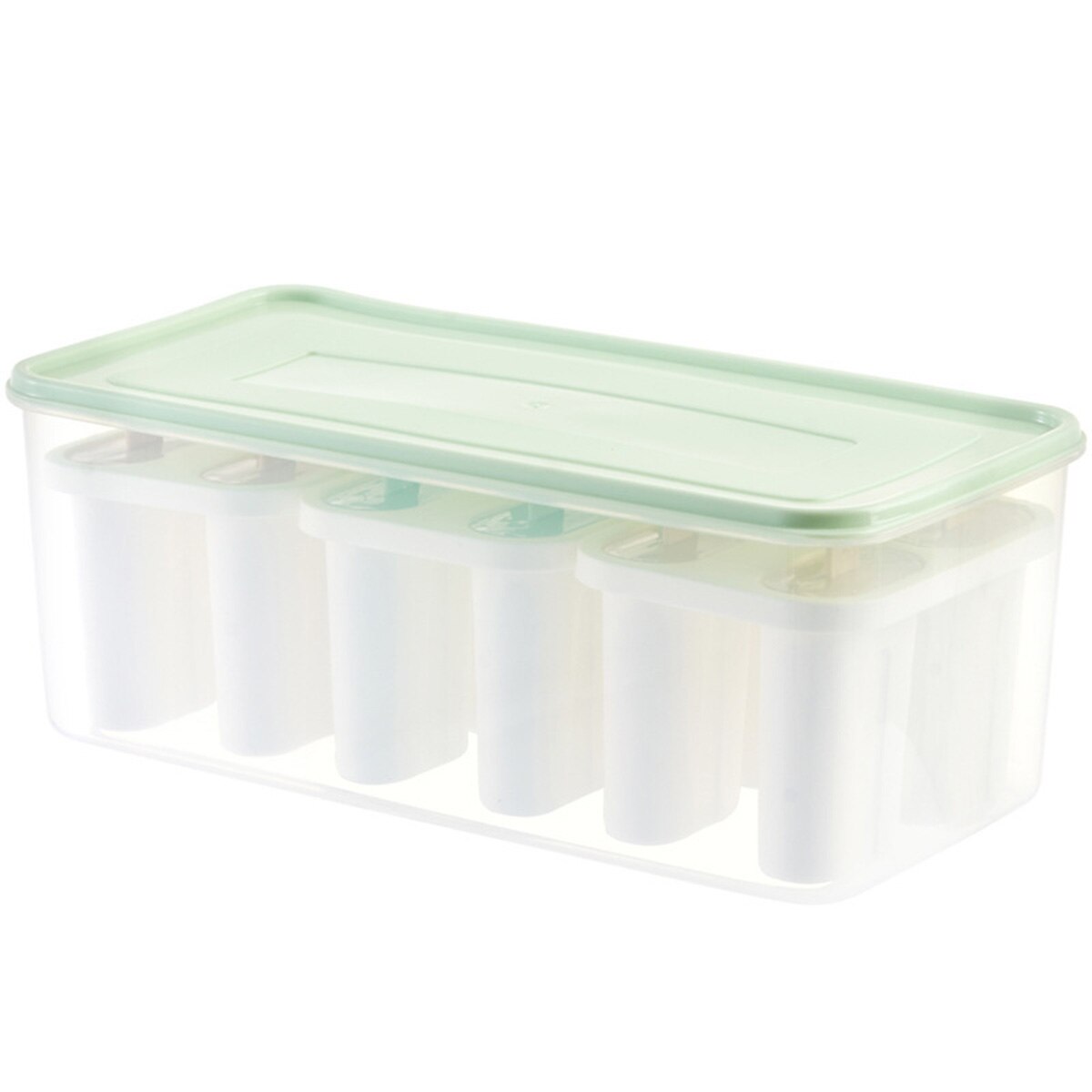 Newest Popsicle Molds Set 12/4 Pieces Ice Pop Maker Home Reusable Popsicle Box with Lid and Stick