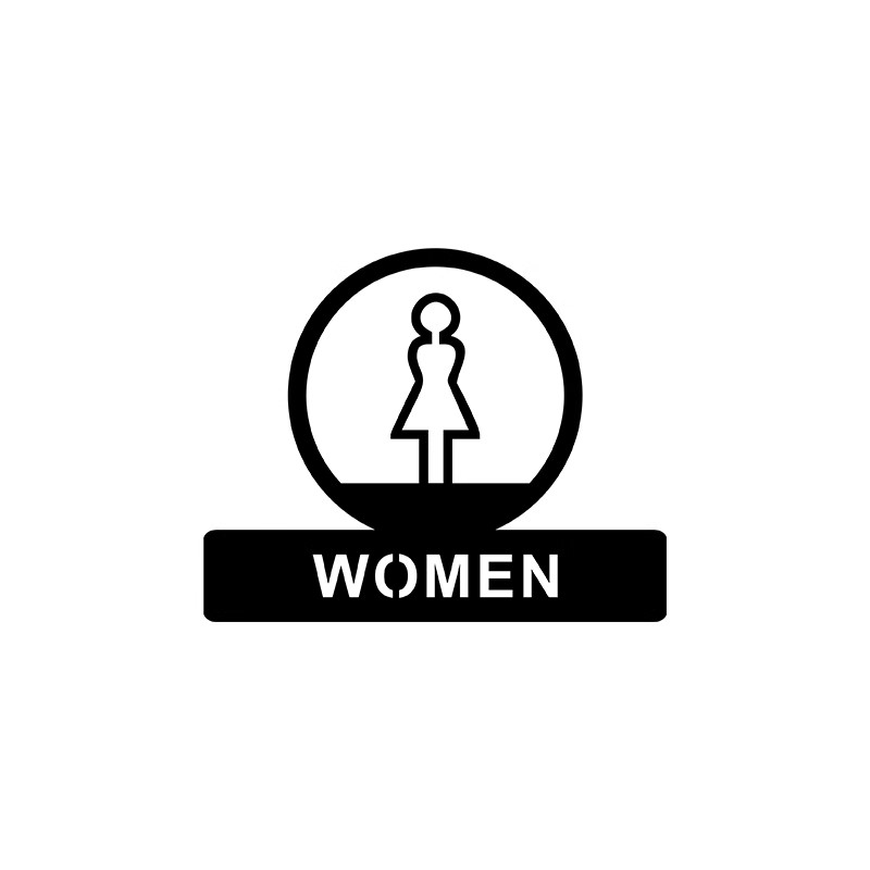 Ausgehöhlte Toilettenschilder, kreatives Türschild, Herren- und Damen-Badezimmer-Erinnerungsschild, Wandaufkleber, öffentliche Toilette, WC-Beschilderung: 40x30 cm / WASSER GRÜN