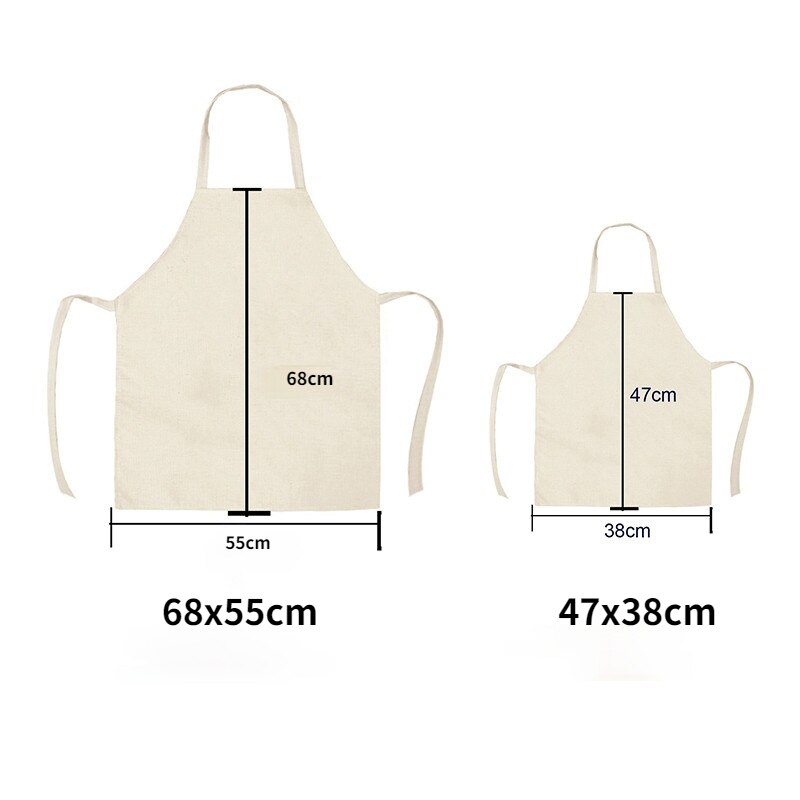 Cute fish print apron Woman kitchen apron master apron Linens Apron cooking accessories kitchen apron cafe apron for men aprons