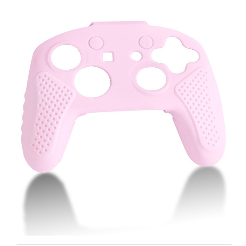 YuXi – housse de protection en Silicone souple pour manette de jeu nintendo switch pro, coque en caoutchouc: Pink