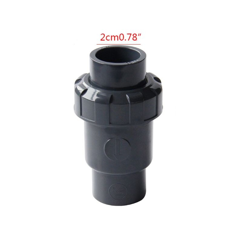 Pvc -rördelar backventil vvs -systembeslag 20mm 25mm 32mm