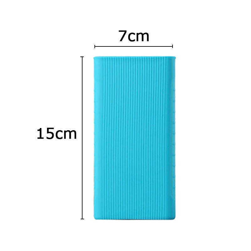 Case Voor Xiao mi mi power bank Case 2 10000mah 10000 mAh rubber cover Pouch Skin Power Bank Protector siliconen Beschermhoes