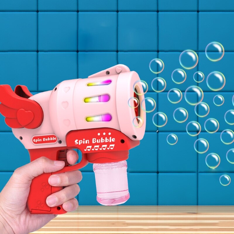 Rook Bubble Machine Blower Bubble Gezonde Rook Bubble Speelgoed Met Verlichting K1KC