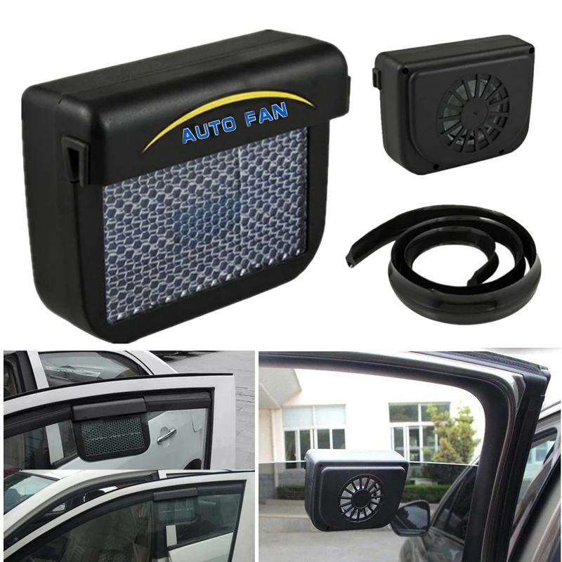 Solar- betriebener Aut ofens ter lüfter Schnell kühler Auto lüfter Abluft fenster Belüftung Wärme Abluft Ventilator Auto Solar- Ventilator