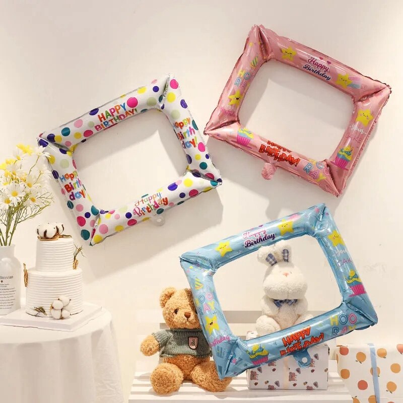 twórczy zdjęcie ramka urodziny impreza balon zdjęcie ramka ślub Modeling rekwizyty Dzieci dorosły zabawny ukończenie szkoły zdjęcie poza dekoracyjny