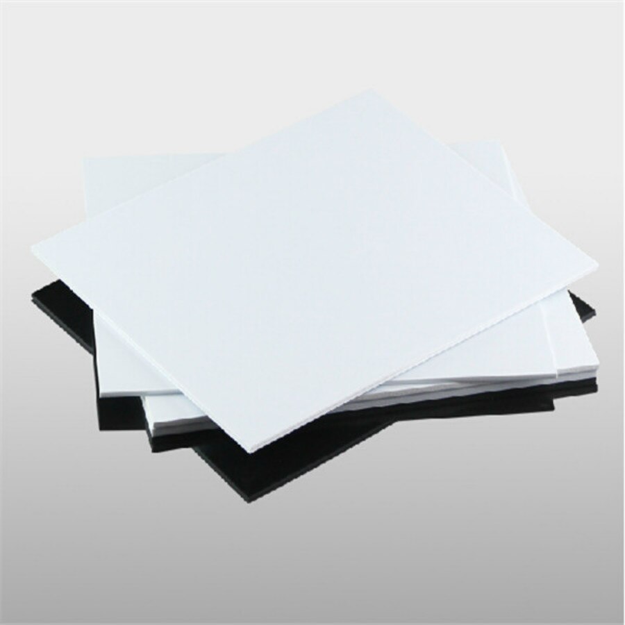 Tablero de espuma de PVC, placa plana de plástico, 300x200mm con 1mm, 2mm, 3mm, 5mm, 7mm, 9mm de espesor