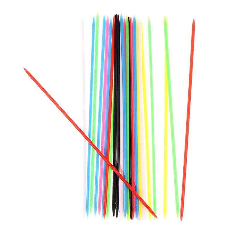 30Pcs Met Doos Game Kids Baby Kinderen Educationaln Speelgoed Kleurrijke Plastic Traditionele Mikado Spiel Pick Up Sticks