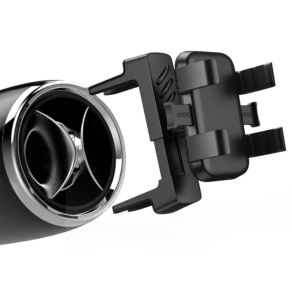 Support de téléphone de voiture pour grille d'aération ronde support de téléphone de voiture support de téléphone de ventilation circulaire support de voiture opération à une main prévention des rayures pour I