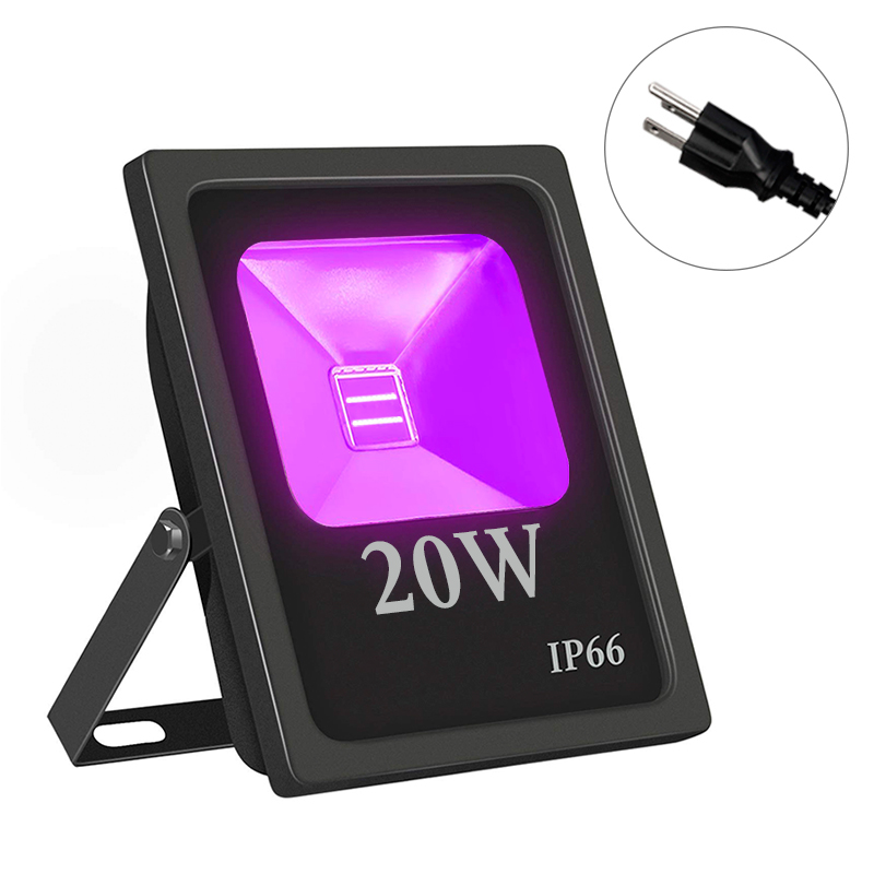 [Zeven Neon] Professionele Ultraviolet IP66 395NM 20W paars licht Lijm Curing Kiemdodende licht Reptiel Sterilisator Led UV lamp