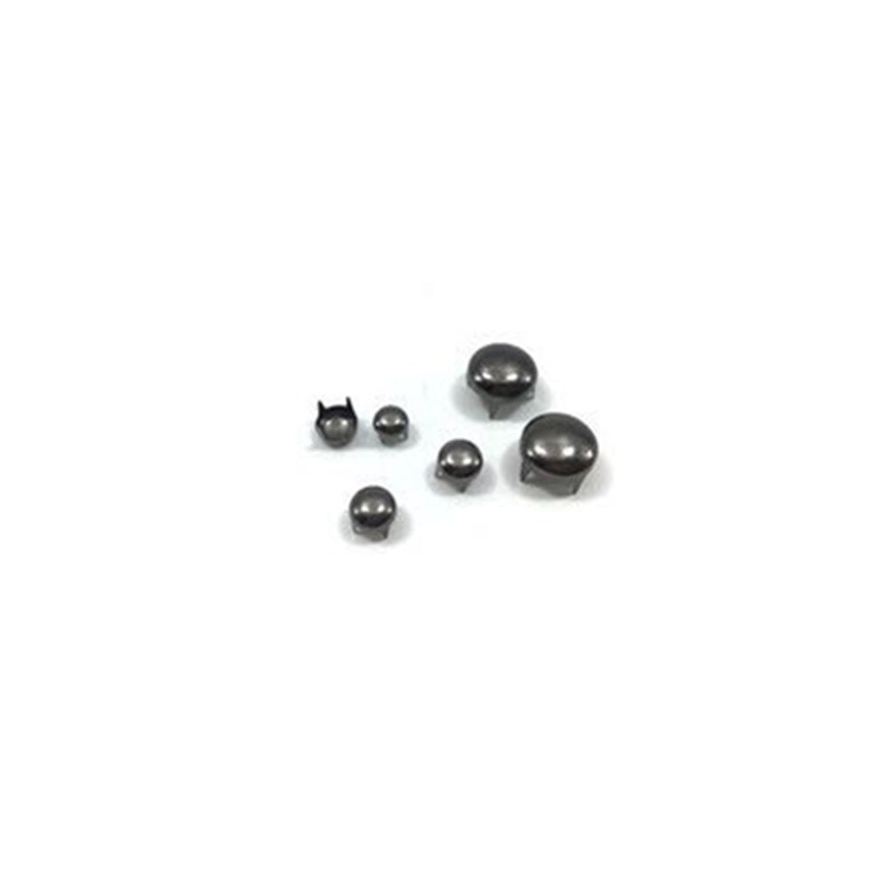 100 Pcs Ronde Dome Studs Metalen Klauw Kralen Nailhead Punk Klinknagels Met Spikes (9mm)