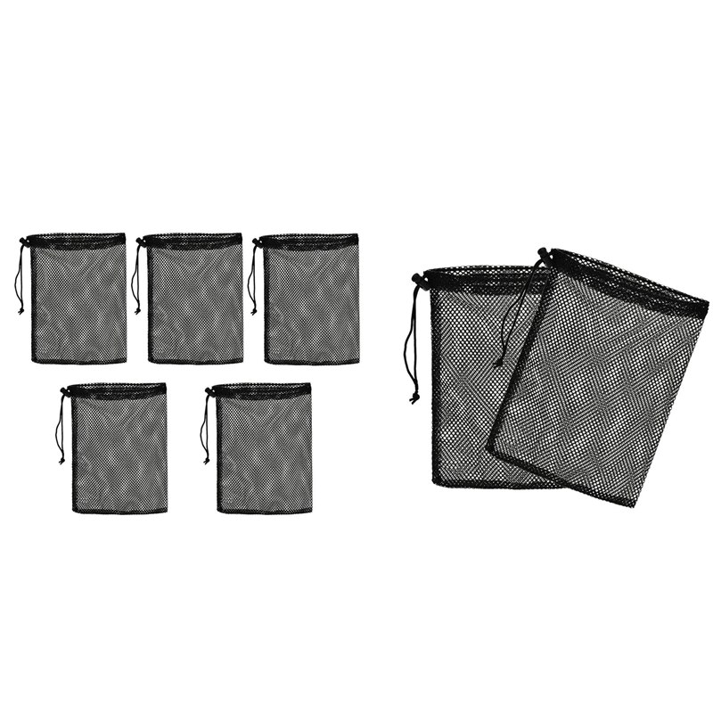 Bolsa de redes de malla de nailon, bolsa para Golf, tenis, bolsas de almacenamiento, accesorios de Golf