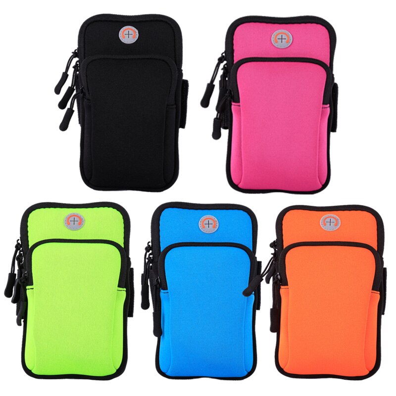 Size 4 to 6 inch Universal Sport Armband Waterproof Phones Arm band Holder Case For iPhone 8 Plus Samsung Galaxy S8 S7 Phone Bag