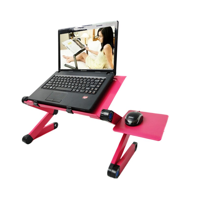 Multi Functionele Ergonomische mobiele laptop table stand voor bed Draagbare sofa laptop tafel opvouwbare laptop Bureau met muis rack