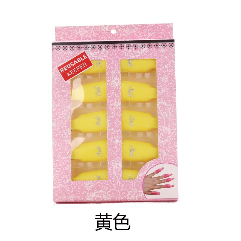 Nail Remover Clip Doos Voor Laden En Lossen Nail Sets, Nail Remover Clip, Nagel Winkel Gewijd, efficiënte En Snelle: 07-yellow