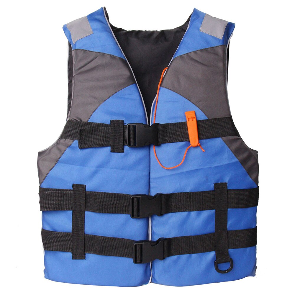 Life Vest Adults Vest Kayak Wakeboard Motorboats Raft Rescue Drifting Boat Life Jacket Jet Ski Water Sports Swimming Rescue Surf: N033 Blue