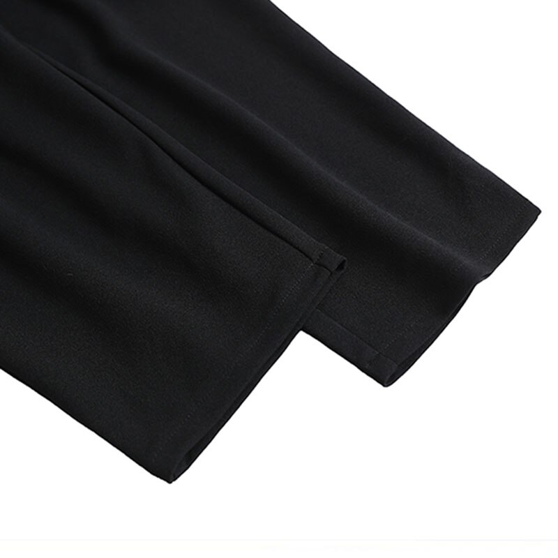 Large Size 4XL Sleep Bottoms Women Ankle-length Home Black Pants Slim All-match Autumn Loose Sagging Sleepwear Breathable