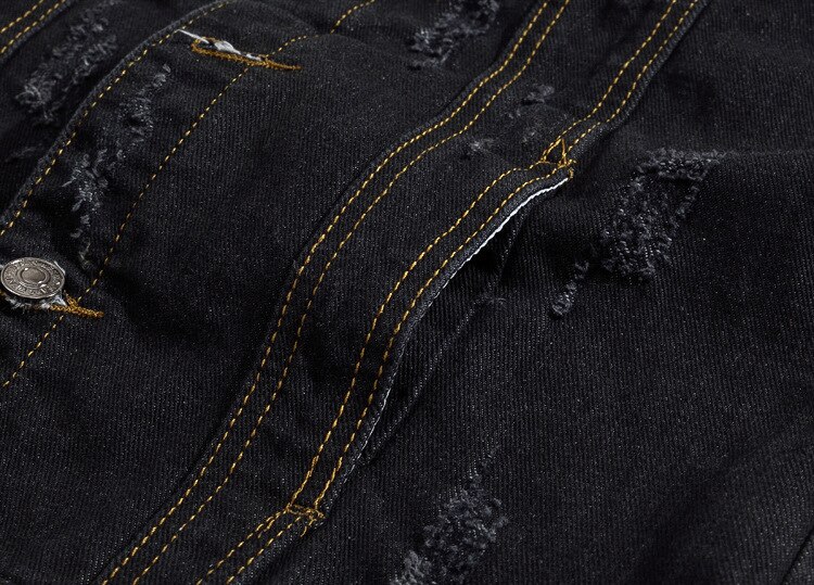 Veste en Jean déchiré gilet en Jean homme Hip Hop Jean manteaux gilet hommes Cowboy veste sans manches homme débardeur grande taille M-5XL