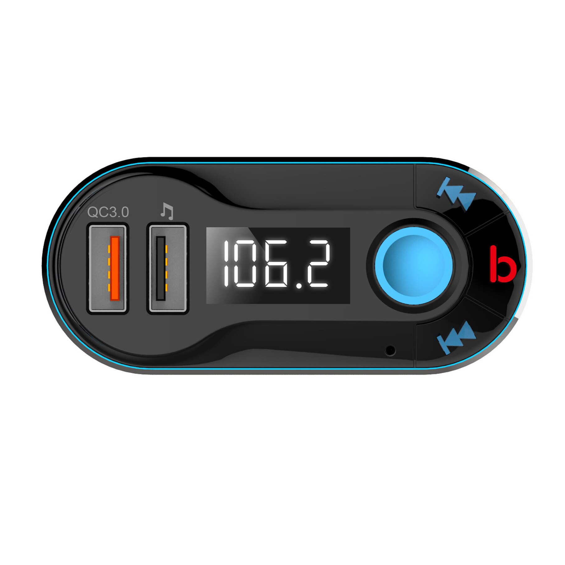 Car Bluetooth Handsfree Kit Auto MP3 Player FM Transmitter AUXIN Wireless Car Modulator Radio