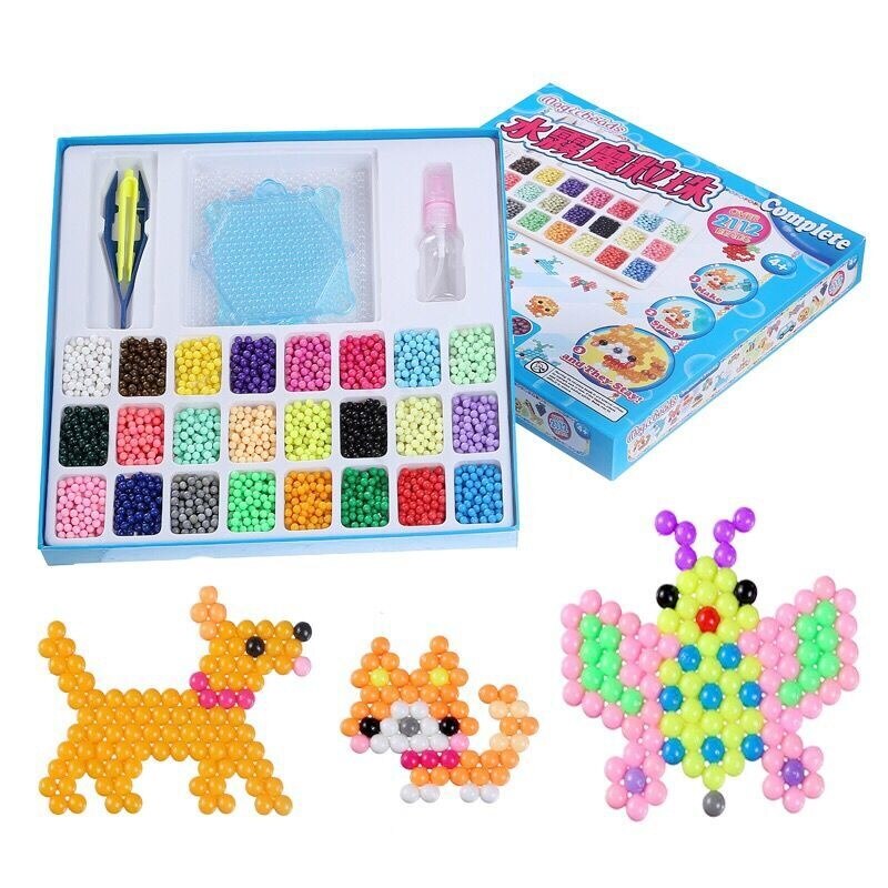 Magic Water Mist Magic Beads Handmade Diy Girls&#39; Water-soluble Beads Early Education Children&#39;s Educational Toy