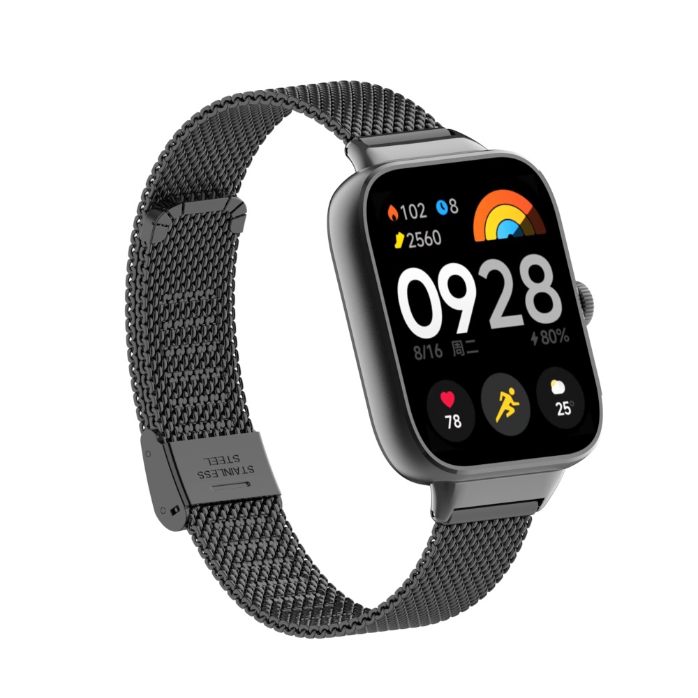 Metalen band voor Xiaomi Redmi horloge 4 Horlogeband Roestvrij stalen armband voor Redmi horloge 4 correa: GREEN BLUE