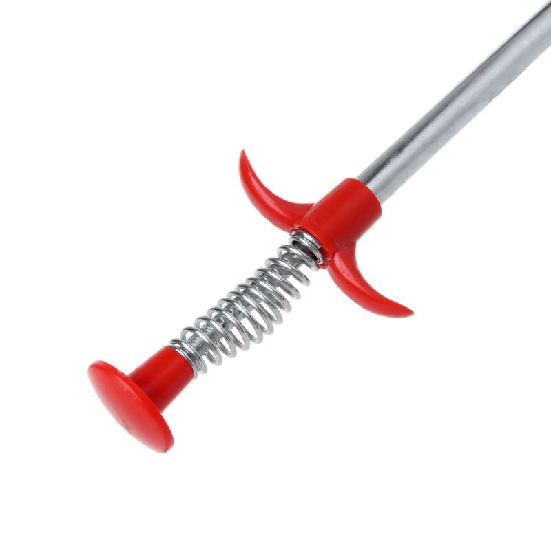1 Pc Flexible Pick Up Tool Long Spring Claw Grip Toilet Kitchen Sewer Cleaning Supply