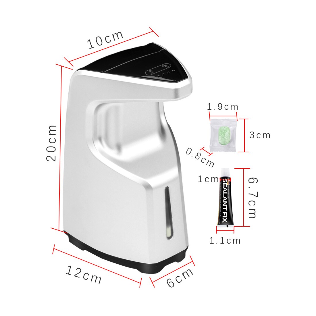 Smart Non-contact Infrared Sensor Wall-mounted/Table-top Hand Dispender Alcohol Handwashing for Kitchen Rest room Bathroom