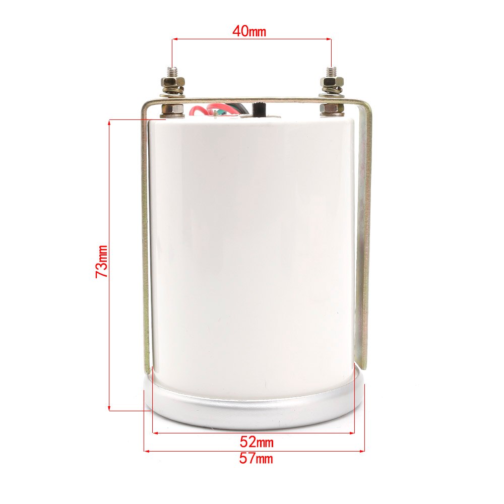 Auto Car Tachometer Tacho Gauge 0~8000 RPM Meter 2" 52mm Universal Car Motor White Led Meter Pointer RPM 12V Gasoline