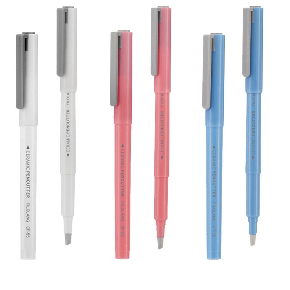 DIY Diamond Painting Parchment Paper Ceramic Cutter Pen Shaped Blade Cross Stitch Embroidery Crafts Tool Art Accessories