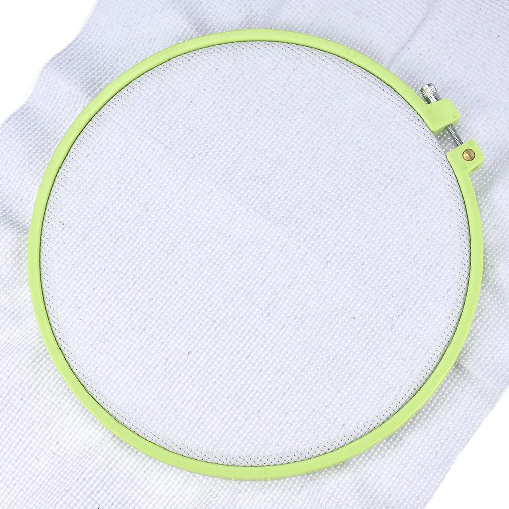 Juego De 5 Aros De Bordado De Plástico - Para Punto De Cruz, De 5 A 11 Pulgadas, Multicolor