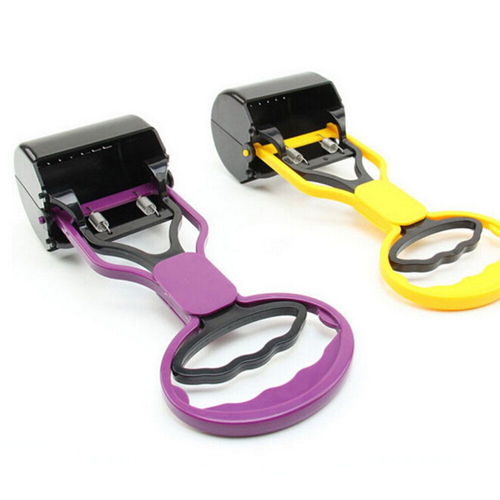 Perro mascota Pooper Scooper Poop Scoop limpio recoger limpiador de excrementos 0330