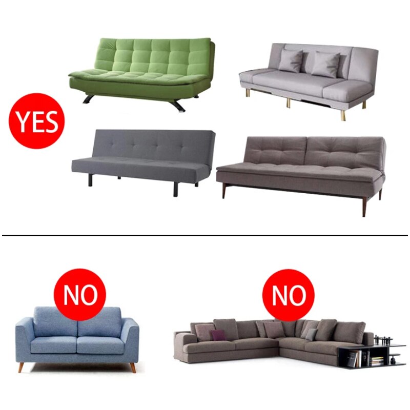 All-inclusive Sofa Cover without Armrest Folding Stretch Sofa Bed Covers For Living Room Universal Elastic Couch Cover 160-190cm