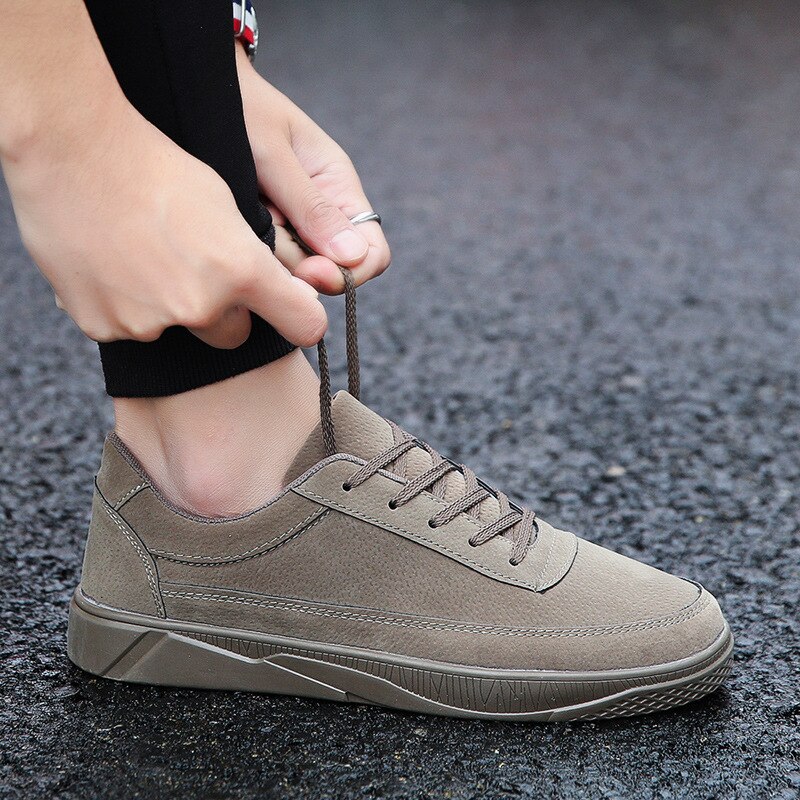 Menn joggesko trend utendørs menn sko lette komfortable menn fritidssko zapatos hombre: beige / 8.5