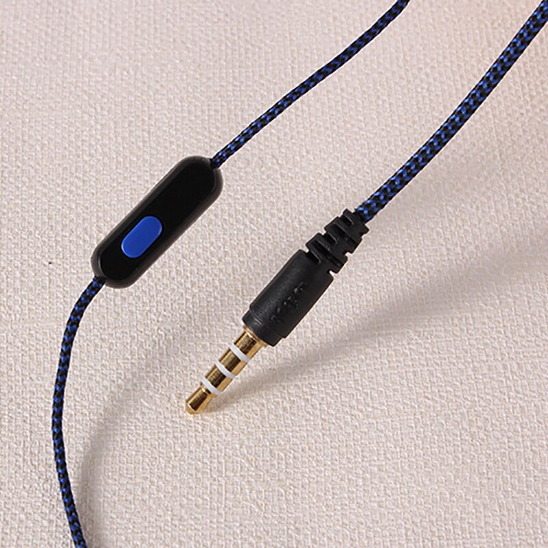 Mobiele Telefoon Met Tarwe Draad Oortelefoon In-Ear Gevlochten Bedrading Cord Universele Muziek Subwoofer Hoofdtelefoon Voor Xiaomi Huawei Samsung