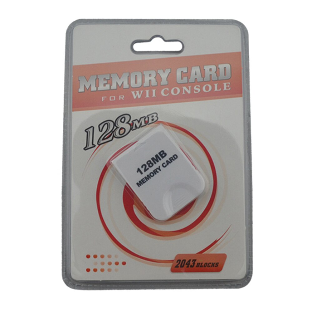 4 M à 512 M nouvelle carte mémoire pour Nintendo pour Console Wii carte de stockage mémoire enregistrer économiseur pour GameCube GC pour Wii: 128M