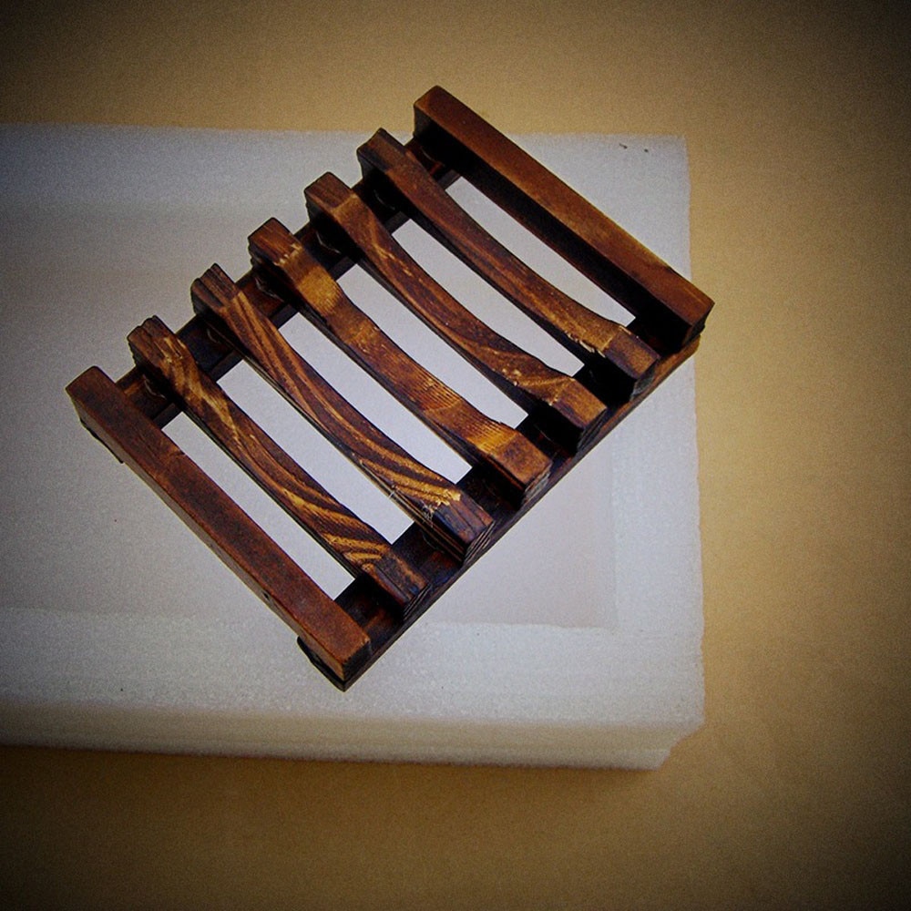 Estuche protector de jabón de madera para baño, 2 unidades, cubierta para fregadero, bañera, plato de ducha